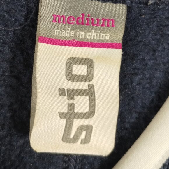 Stio Sweetwater Quarter Zip Fleece Hoodie Blue  Size M - Picture 6 of 9